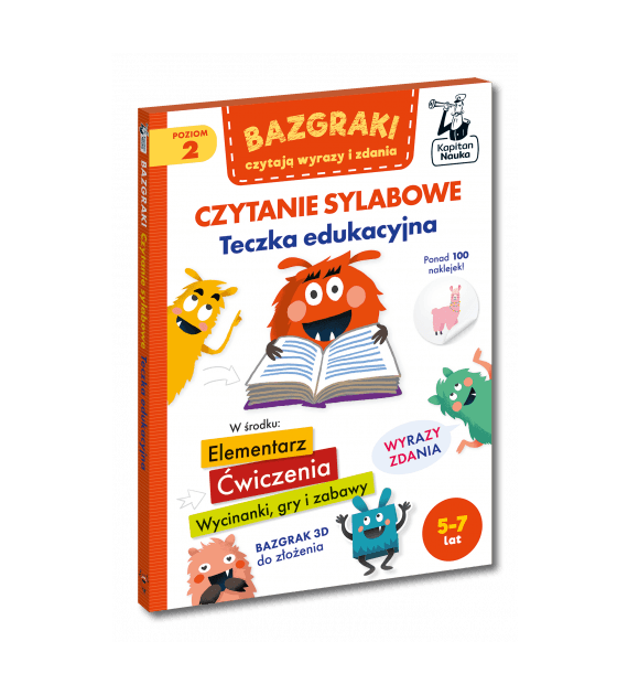 Bazgraki czytaja wyrazy i zdania. Teczka edu.