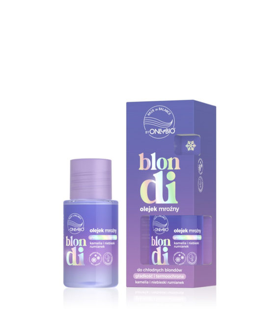 Hair in Balance by ONLYBIO Blondi Olejek mroźny do chłodnych blondów 20 ml