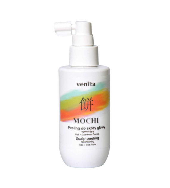 VENITA Mochi Peeling do skóry głowy regenerujący Ryż i Czerwone Owoce 150 ml