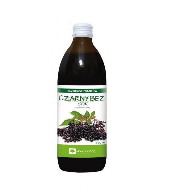 ALTER MEDICA CZARNY BEZ SOK 500 ml