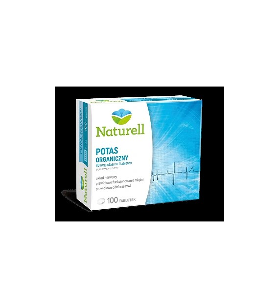 NATURELL Potas organiczny 100tabl.