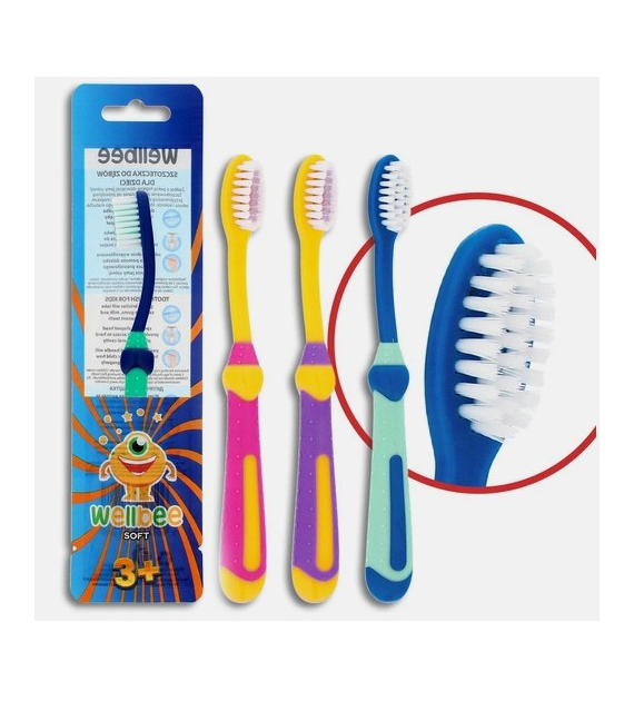 ELMEX WELLBEE Szczot.KIDS(3+) Soft  folia