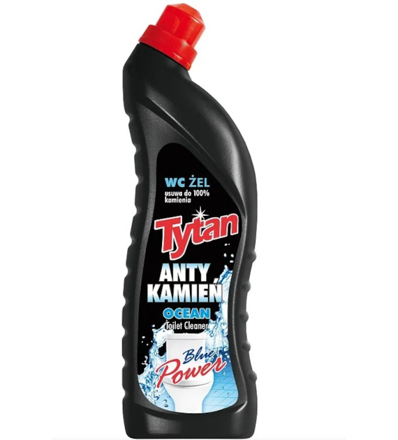 Tytan Żel do WC  anty kamień Blue Power 700 g