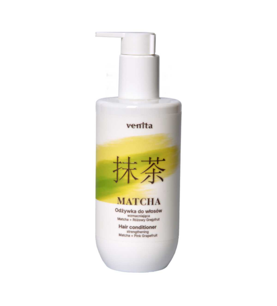 VENITA Matcha Odżywka do włosów wzmacniająca Matcha i Różowy Grejpfrut 300 ml