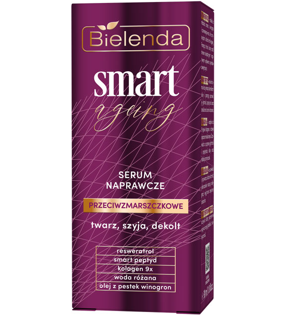 BIELENDA - SMART AGEING Przeciwzmarszczkowe serum naprawcze, 30 ml